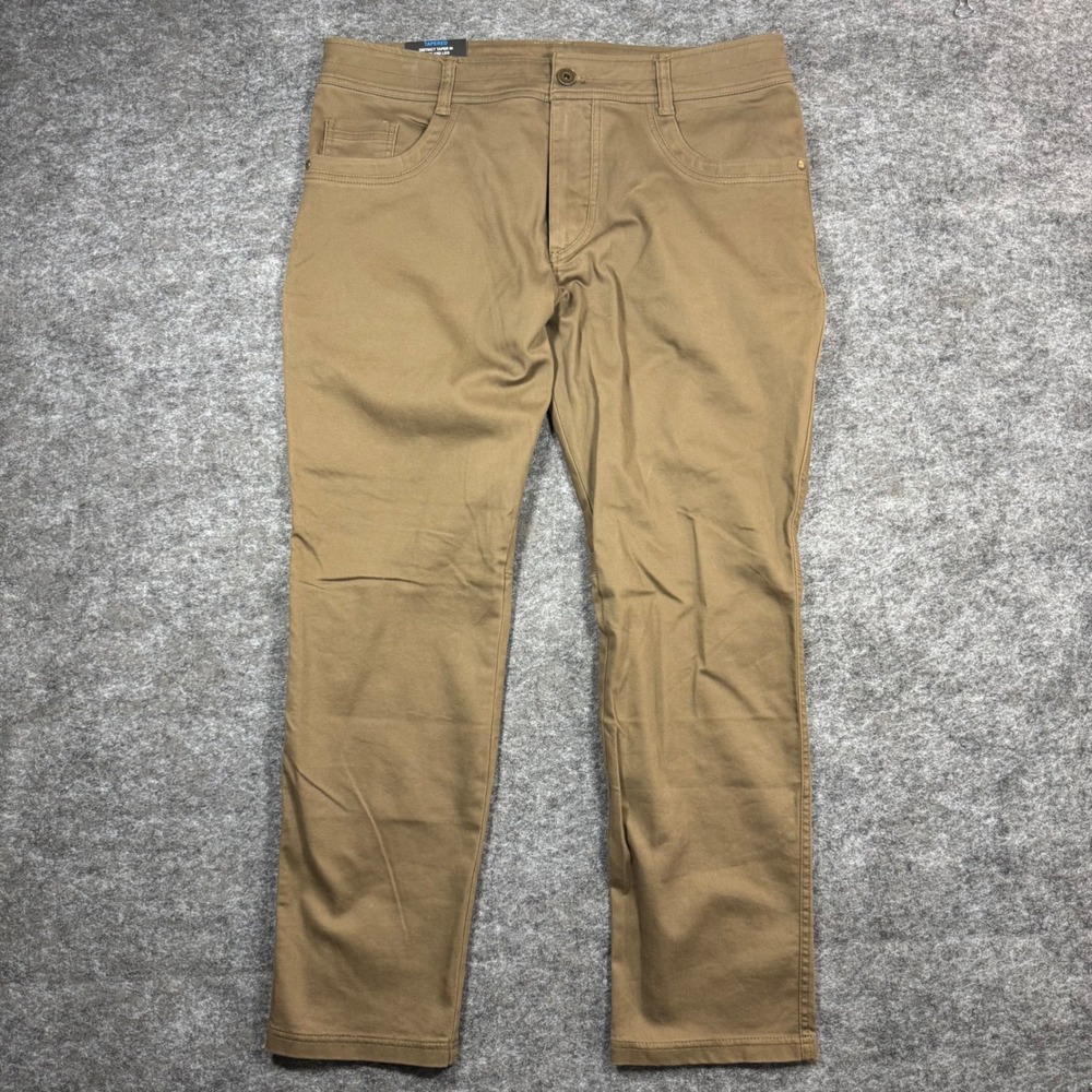 KUHL Revolt Pants Mens 36x30 Brown Performance Tapered  Stretch Moisture Wicking